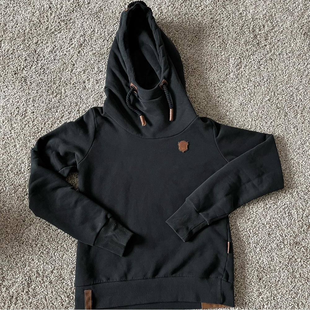 Naketano Women's Medium Cowl Neck Hoodie